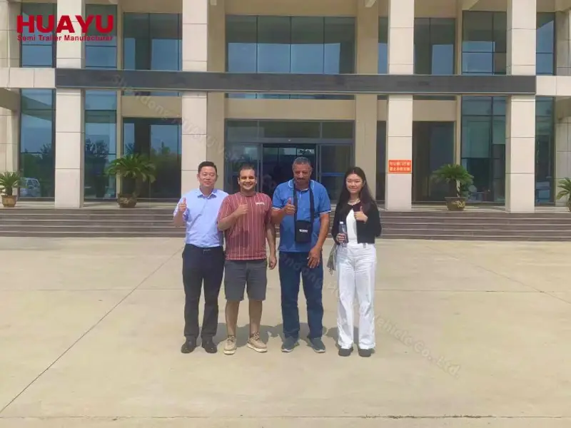 Ethiopian customers visiting HUAYU factory