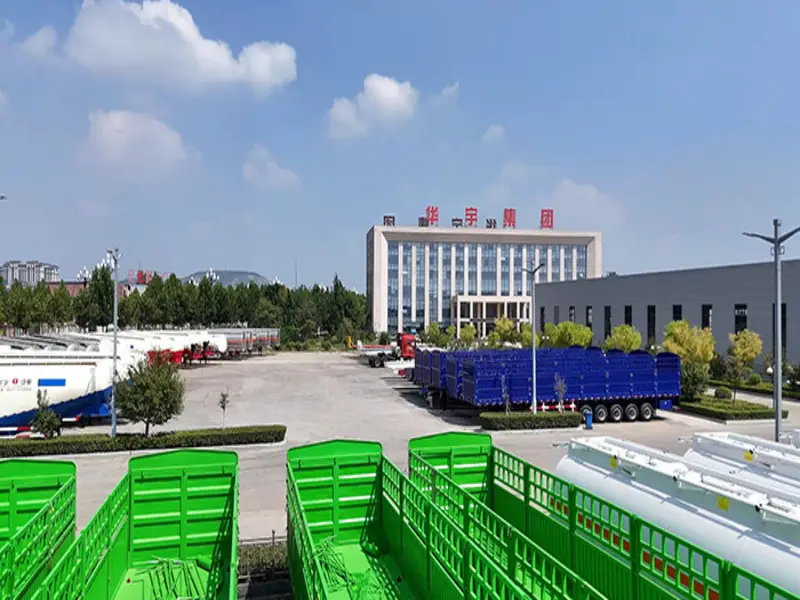 HUAYU semi trailer factory front view