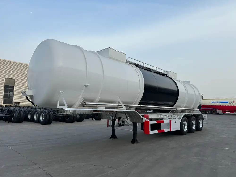3 Axle 45000L Insulated Bitumen Tanker Semi Trailer
